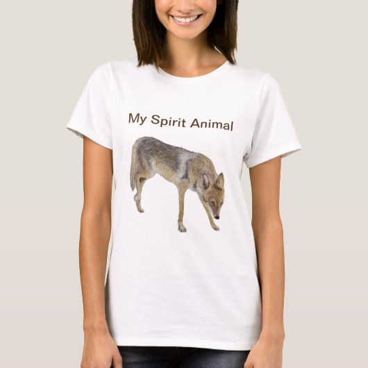 My Spirit Animal Coyote T-shirt (Voorkant)