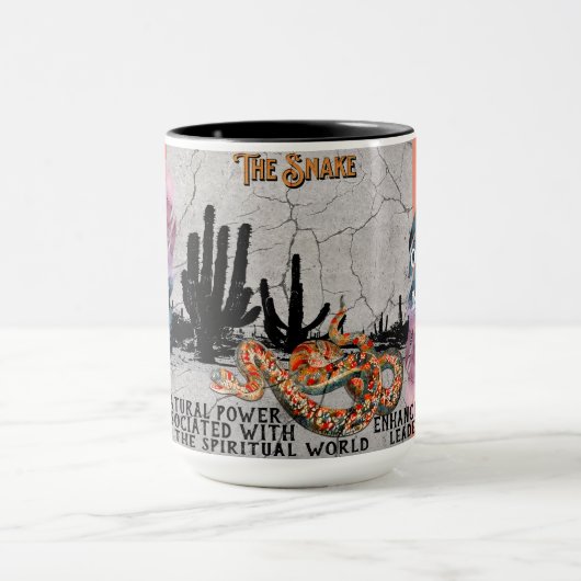 "My Spirit Animal" De Snake Coffee Mok (Midden)