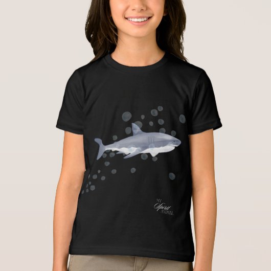 My Spirit Animal - haai Tri-Blend Shirt (Voorkant)