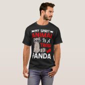 My Spirit Animal Is a Trash Panda Funny Raccoon L T-shirt (Voorkant volledig)