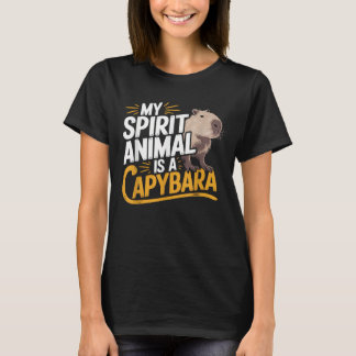 My Spirit Animal is een capibara Schattige en grap T-shirt