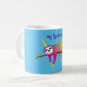 My Spirit Animal is een Slothicorn Koffiemok (Voorkant links)