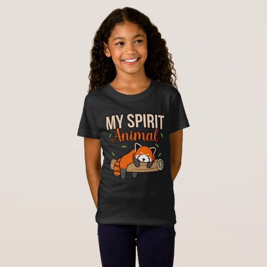 My Spirit Animal Red Pandas Cute Pet Panda Lover G T-shirt (Voorkant volledig)