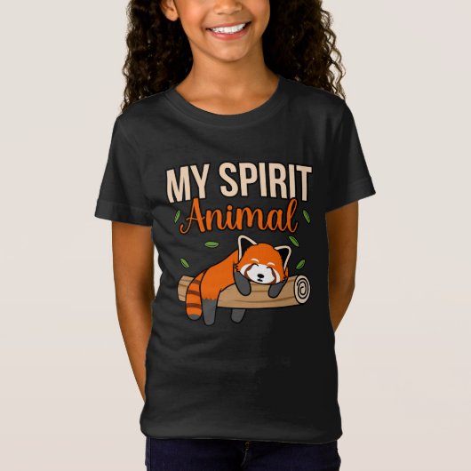 My Spirit Animal Red Pandas Cute Pet Panda Lover G T-shirt (Voorkant)