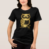 My Spirit Animal - Uil Tri-Blend Shirt (Voorkant)