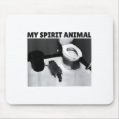 My Srit Animal Funny Drunk Raccoon Meme  Muismat (Voorkant)