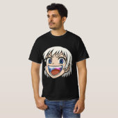 My Stomach Is the Universe - Anime Meme Face T-Shi T-shirt (Voorkant volledig)