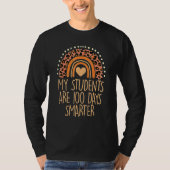 My Students Are 100 Days Smarter 100th Day of Scho T-shirt (Voorkant)