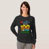 My Students Are 100 Days Smarter Happy Teacher Sch T-shirt (Voorkant volledig)