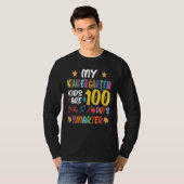 My Students Are 100 Days Smarter Kindergarten Kids T-shirt (Voorkant volledig)