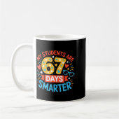 My Students Are 67 Days Smarter Funny Teacher Kids Koffiemok (Links)