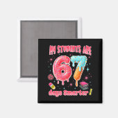 My Students Are 67 Days Smarter Funny Teacher Kids Magneet (Voorkant / Achterkant)