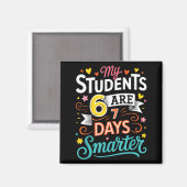 My Students Are 67 Days Smarter Funny Teacher Kids Magneet (Voorkant / Achterkant)