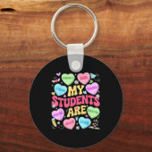 My Students Are Kind Strong Valentine Teacher Wome Sleutelhanger (Voorkant)