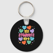 My Students Are Kind Strong Valentine Teacher Wome Sleutelhanger (Voorkant)
