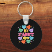 My Students Are Kind Strong Valentine Teacher Wome Sleutelhanger (Voorkant)