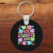 My Students Are Kind Strong Valentine Teacher Wome Sleutelhanger (Voorkant)