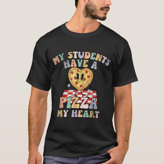 My Students Have A Zza-my-heart Valentines Day Tea T-shirt (Voorkant)