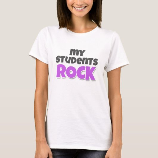 My Students Rock T-shirt (Voorkant)