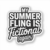 My Summer Fling is weer een fictief grappig boek Sticker (Voorkant)