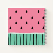 My Summer Journal roze watermeloen notitieboek (Achterkant)