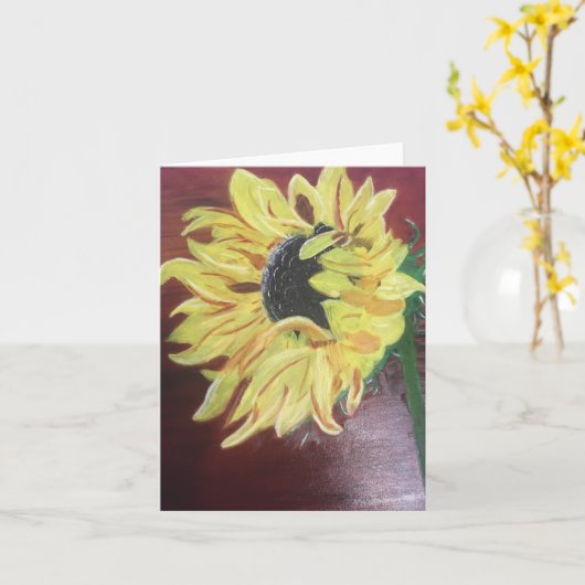 My Sunshine, Small, 4" x 5,6" Kaart (Gele Bloem)