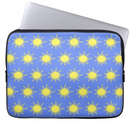 My Sunshine-tablethoes (hemelblauw en geel) Laptop Sleeve