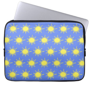 My Sunshine-tablethoes (hemelblauw en geel) Laptop Sleeve