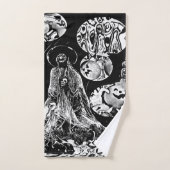 My Super Halloween black and white Bad Handdoek (Handdoek)
