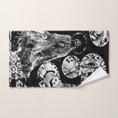 My Super Halloween black and white Bad Handdoek (Handdoek)