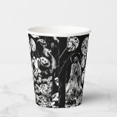 My Super Halloween black and white Papieren Bekers (Rechts)
