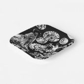 My Super Halloween black and white Papieren Bordje (Gebogen)