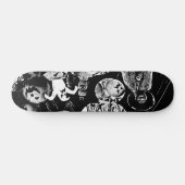 My Super Halloween black and white Persoonlijk Skateboard (Horizontaal)