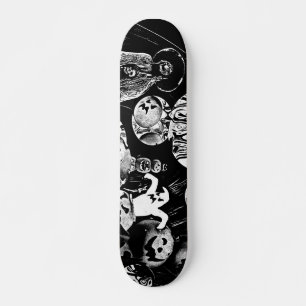 My Super Halloween black and white Persoonlijk Skateboard