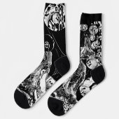 My Super Halloween black and white Sokken (Links)