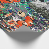 My Super Halloween V2 Cadeaupapier (Hoek)