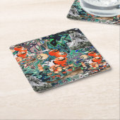 My Super Halloween V2 Kartonnen Onderzetters (Schuin)