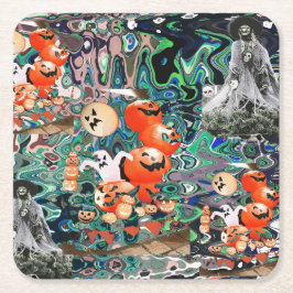 My Super Halloween V2 Kartonnen Onderzetters