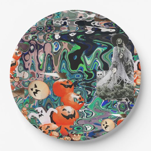 My Super Halloween V2 Papieren Bordje (Voorkant)