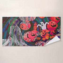 My Super Halloween V3 Bad Handdoek