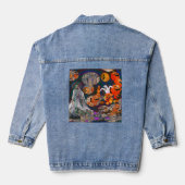 My Super Halloween V3 Denim Jacket (Achterkant)