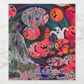 My Super Halloween V3 Wijn Etiket (Enkel label)