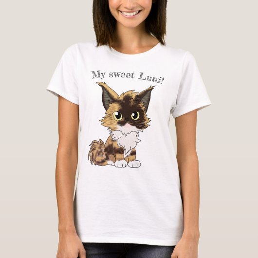 My sweet cat t-shirt (Voorkant)