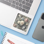 My Sweet Fang – Gothic Victorian Sticker (Laptop met iPhone)