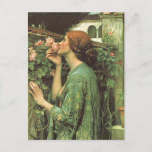 My Sweet Rose, or Soul of the Rose by Waterhouse Briefkaart