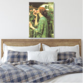My Sweet Rose, or Soul of the Rose by Waterhouse Canvas Afdruk (Insitu (Slaapkamer))