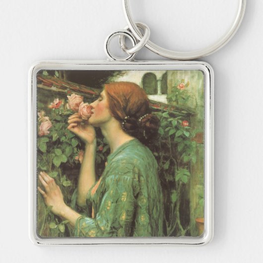My Sweet Rose, or Soul of the Rose by Waterhouse Sleutelhanger (Voorkant)