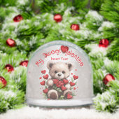 My Sweet Valentine Teddy Bear Keepsake Sneeuwbol (Kerstmis)