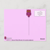 My$t Owl Dusk Briefkaarten (Achterkant)