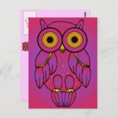 My$t Owl Glow Briefkaarten (Voorkant / Achterkant)